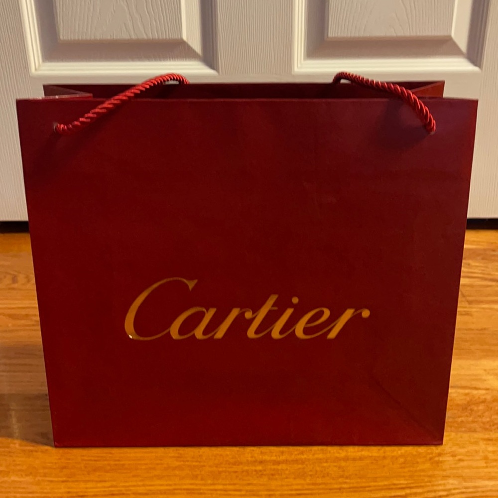 Authentic Cartier Shopping/Gift Bag